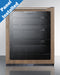 Summit -24" Wide Built-In Beverage Center With Wood Door Trim, ADA Compliant | AL57GWP1