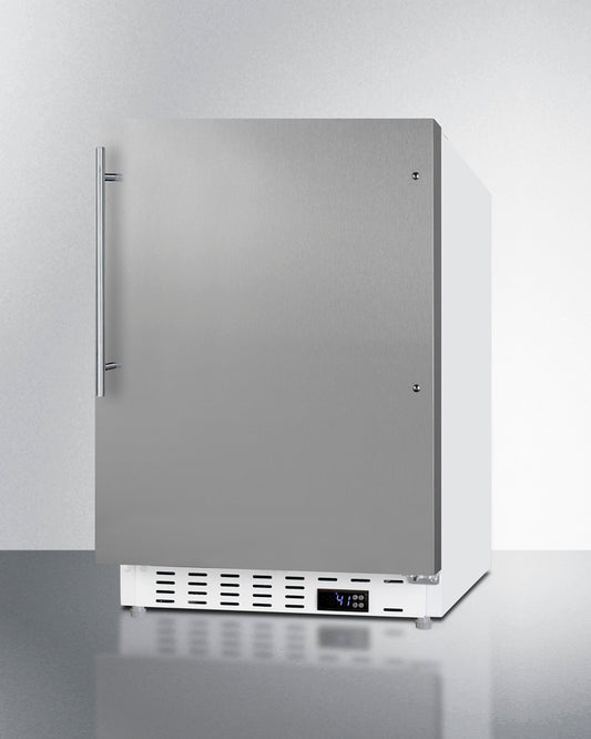 Summit - 21" Wide Built-In All-Refrigerator, ADA Compliant |  ALR46WSSHV