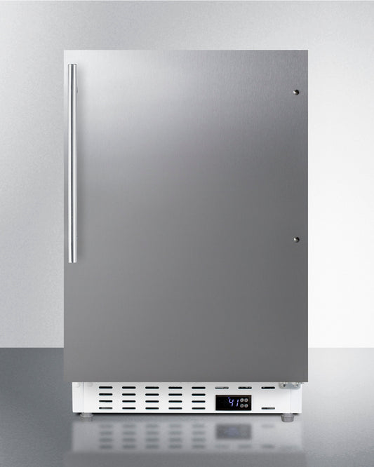 Summit - 20" Wide Built-In All-Refrigerator, ADA Compliant | ALR46WCSSHV