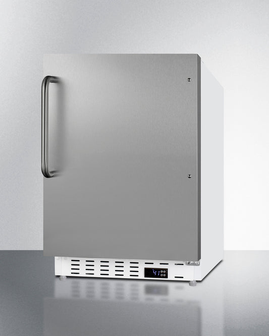 Summit - 20" Wide Built-In All-Refrigerator, ADA Compliant | ALR46WSSTB