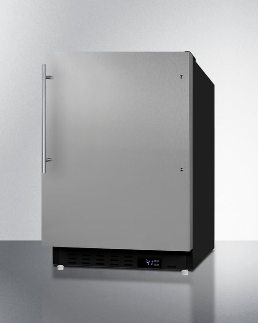 Summit - 20" Wide Built-In All-Refrigerator, ADA Compliant | ALR47BSSHV