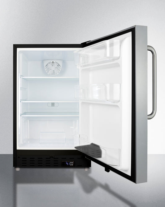 Summit -20" Wide Built-In All-Refrigerator, ADA Compliant | ALR47BCSS