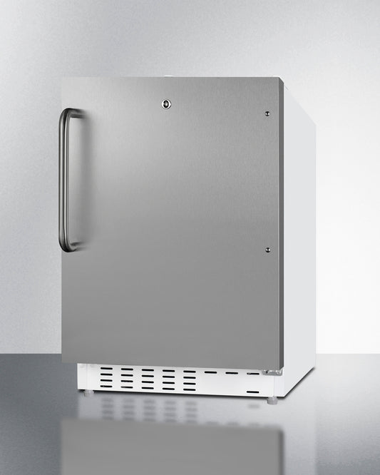Summit - 20" Wide Built-in Refrigerator-Freezer, ADA Compliant |  ALRF48SSTB