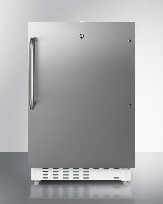 Summit - 20" Wide Built-in Refrigerator-Freezer, ADA Compliant |  ALRF48SSTB