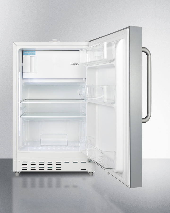 Summit - 20" Wide Built-in Refrigerator-Freezer, ADA Compliant |  ALRF48SSTB