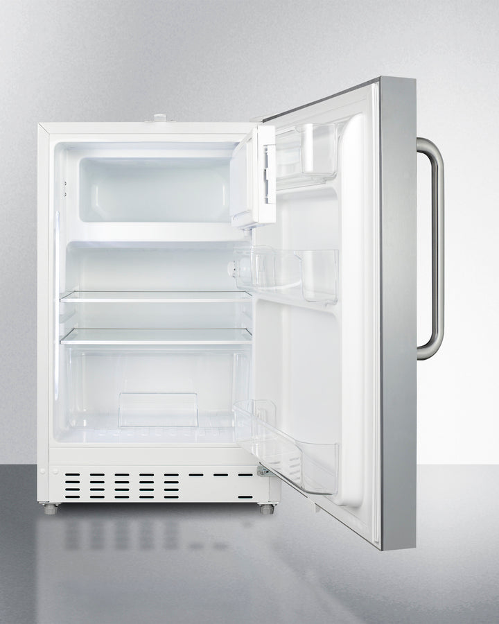 Summit - 20" Wide Built-in Refrigerator-Freezer, ADA Compliant |  ALRF48SSTB