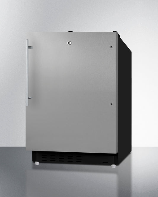 Summit - 20" Wide Built-in Refrigerator-Freezer, ADA Compliant | ALRF49BSSHV