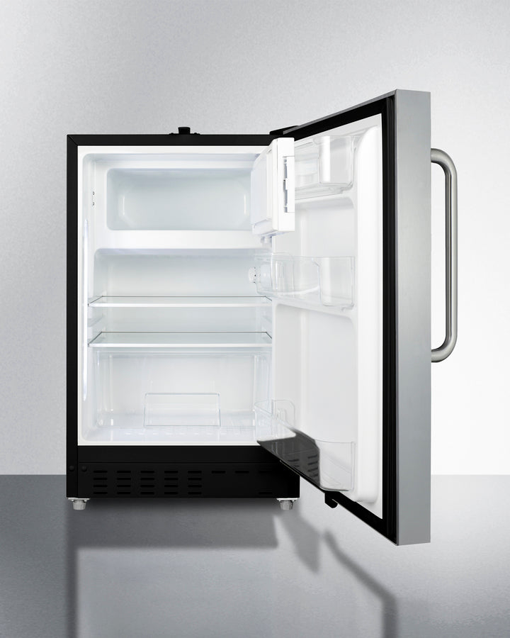 Summit - 20" Wide Built-in Refrigerator-Freezer, ADA Compliant | ALRF49BCSS