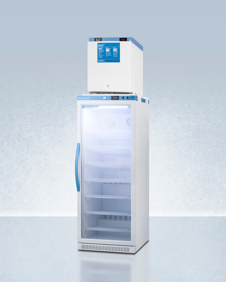 Accucold Summit - 24" Wide All-refrigerator/all-freezer Combination | ARG12PV-FS24LSTACKMED2