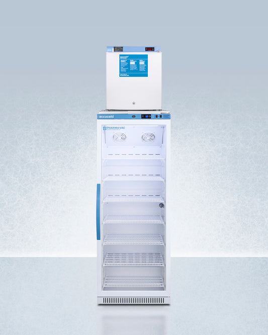 Accucold Summit - 24" Wide All-refrigerator/all-freezer Combination | ARG12PV-FS24LSTACKMED2