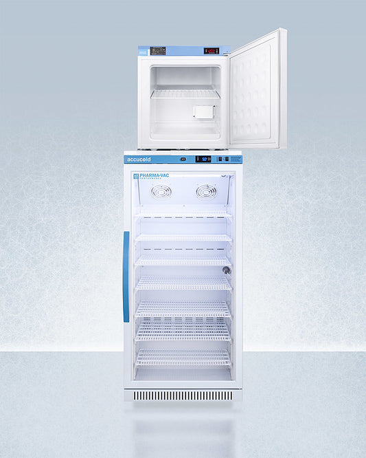 Accucold Summit - 24" Wide All-Refrigerator/All-Freezer Combination | ARG8PV-FS24LSTACKMED2