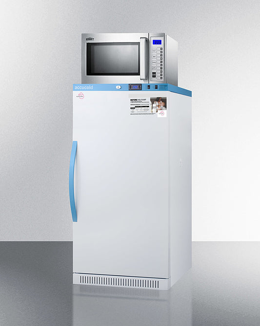 Summit - 8 cu.ft. MOMCUBE Breast Milk Refrigerator/Microwave Combination 
 | MLRS8MC-SCM1000SS