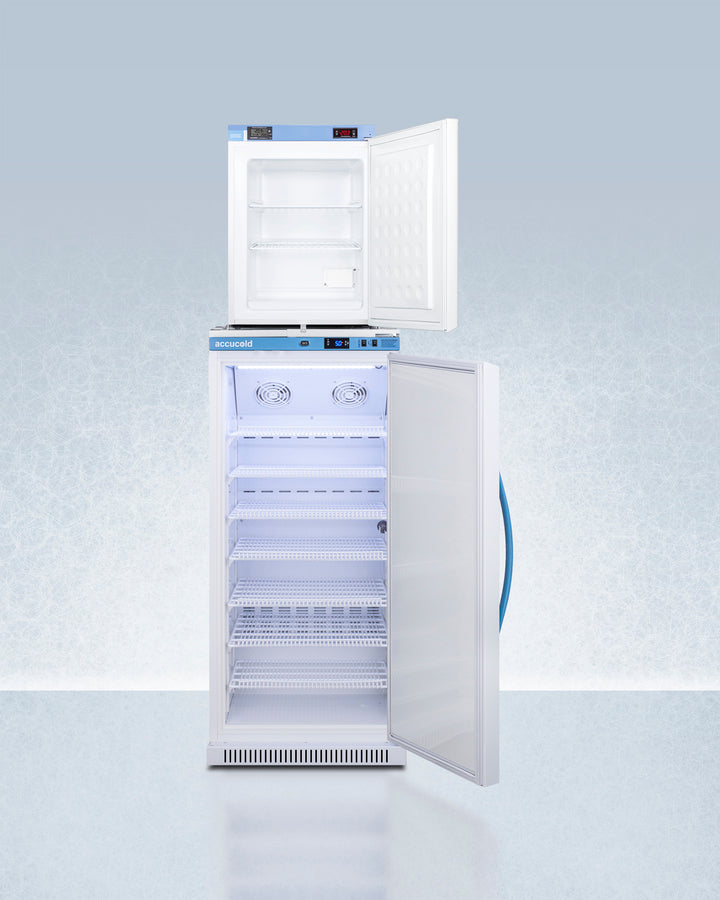 Accucold Summit - 24" Wide All-Refrigerator/All-Freezer Combination | ARS8PV-FS30LSTACKMED2