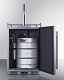 Summit - 24" Wide Built-In Outdoor Commercial Beer Kegerator | BC74OSCOM