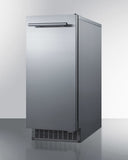 Summit - 62 lb. Clear Outdoor/Indoor Icemaker | BIM68OSGDR