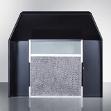 Summit - 20" Under Cabinet Recirculating Range Hood with Plug | H1720PTCRDBK