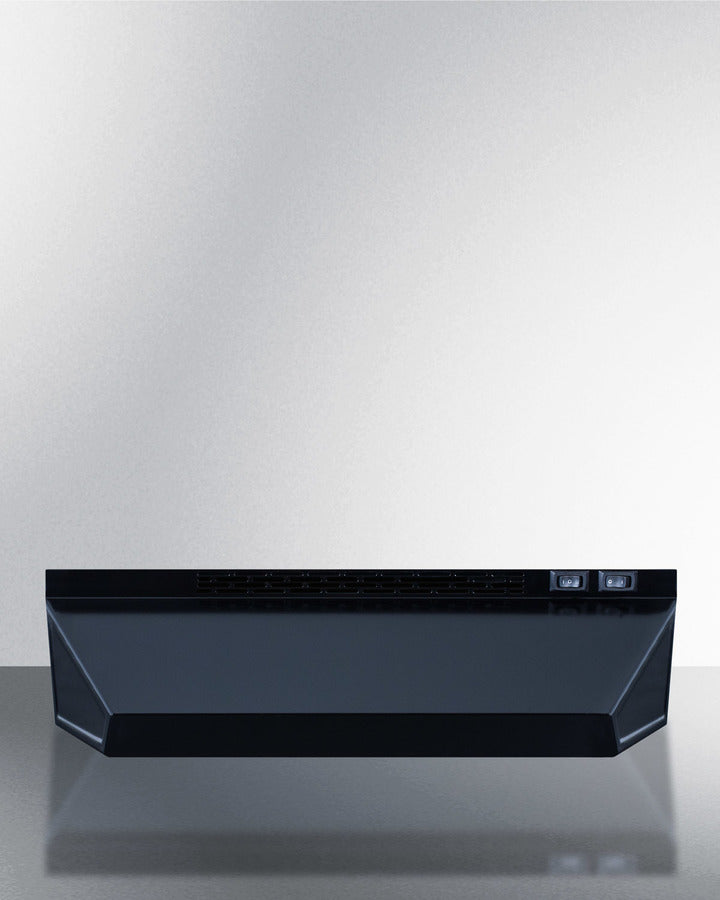 Summit - 24" Under Cabinet Convertible Range Hood with Plug | H1624PTCRDBK