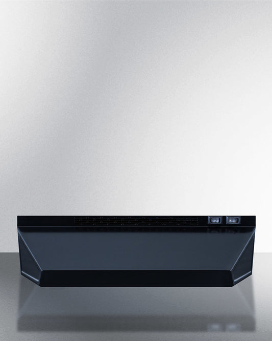 Summit - 24" Under Cabinet Convertible Range Hood with Plug | H1624PTCRDBK