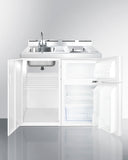 Summit - 39" Wide All-In-One Kitchenette | C39ELGLASS