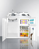 Summit - 39" Wide All-In-One Kitchenette | C39EL