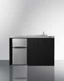 Summit - 54" Wide All-In-One Kitchenette | CK54SINKR