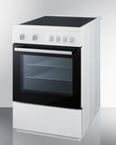 Summit - 24" Wide Smooth Top Electric Range | CLRE24WH