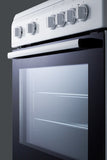 Summit - 24" Wide Smooth Top Electric Range | CLRE24WH