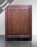 Summit - 24" Wide Built-In Refrigerator-Freezer, ADA Compliant (Panel Not Included) | CT663BKBIIFADA