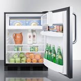 Accucold Summit - 24" Wide Built-in Refrigerator-freezer, ADA Compliant | AL652BKBISSTB