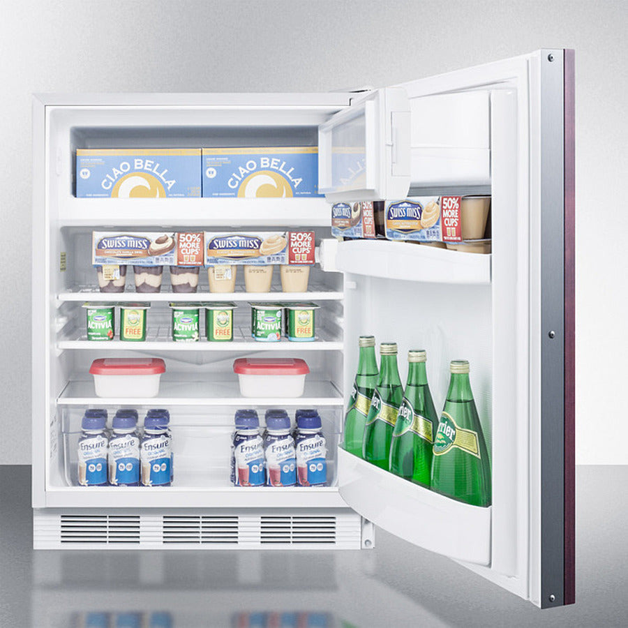 Accucold Summit - 24" Wide Built-In Refrigerator-Freezer, ADA Compliant (Panel Not Included) | CT66LWBIIFADA