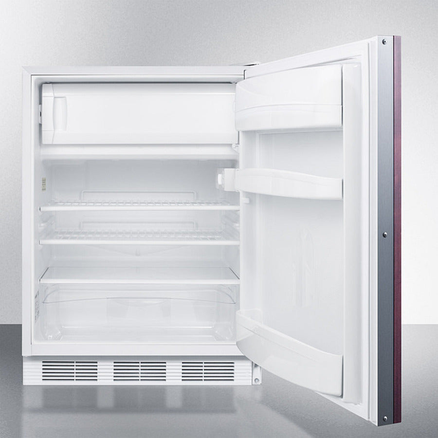 Accucold Summit - 24" Wide Built-In Refrigerator-Freezer, ADA Compliant (Panel Not Included) | CT66LWBIIFADA