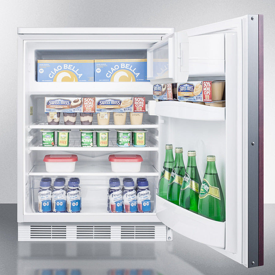 Accucold Summit - 24" Wide Built-In Refrigerator-Freezer (Panel Not Included) | CT66LWBIIF