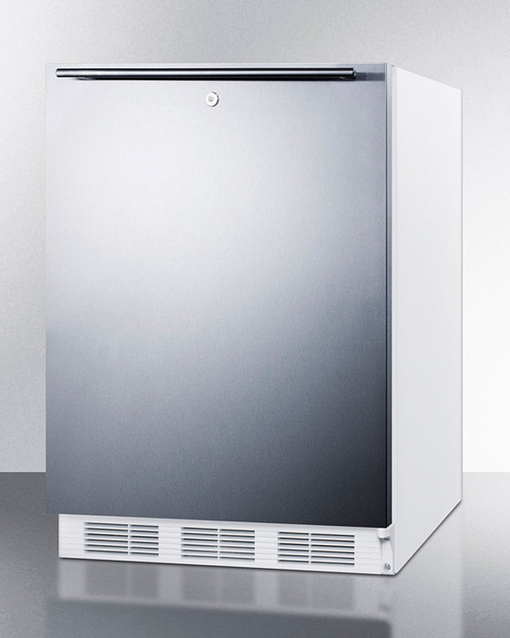 Accucold Summit - 24" Wide Built-In Refrigerator-Freezer, ADA Compliant | CT66LWBISSHHADA