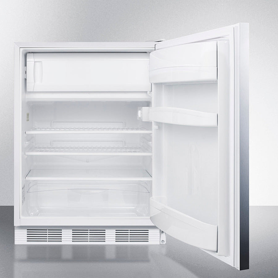 Accucold Summit - 24" Wide Refrigerator-Freezer, ADA Compliant | CT66LWSSHHADA