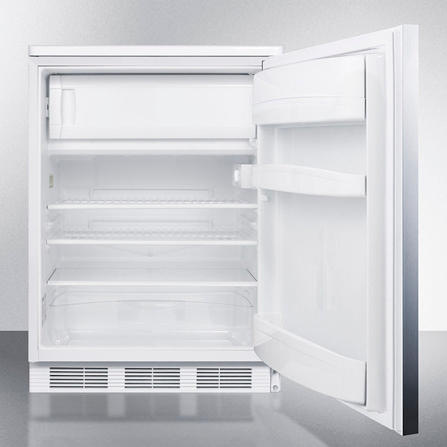 Accucold Summit - 24" Wide Refrigerator-Freezer | CT66LWSSHH