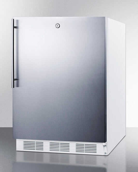 Accucold Summit - 24" Wide Built-In Refrigerator-Freezer, ADA Compliant | CT66LWBISSHVADA