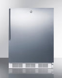 Accucold Summit - 24" Wide Built-In Refrigerator-Freezer, ADA Compliant | CT66LWBISSHVADA