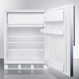 Accucold Summit - 24" Wide Built-In Refrigerator-Freezer, ADA Compliant | CT66LWBISSHVADA