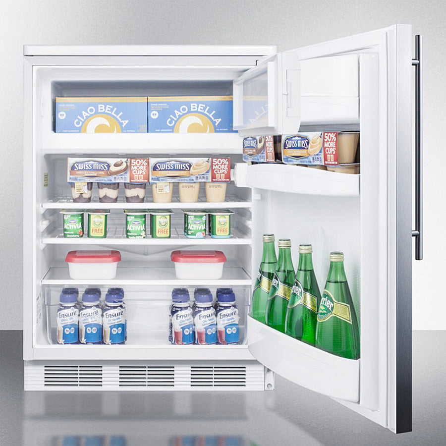 Accucold Summit - 24" Wide Built-In Refrigerator-Freezer | CT66LWBISSHV