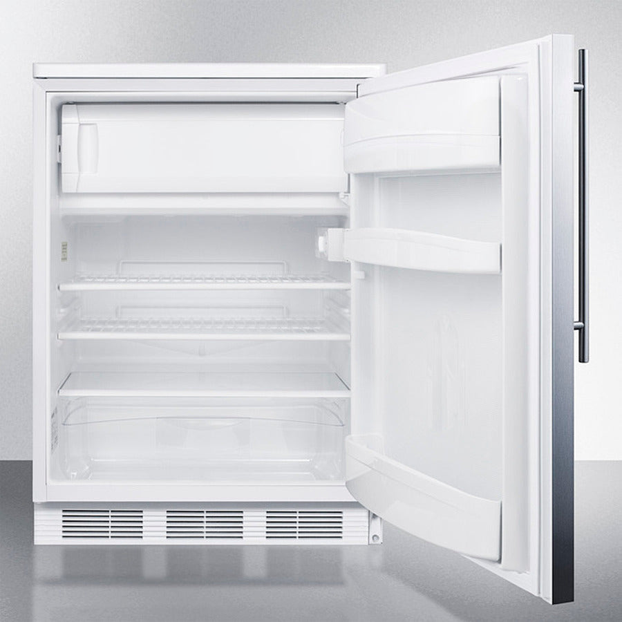 Accucold Summit - 24" Wide Refrigerator-Freezer | CT66LWSSHV