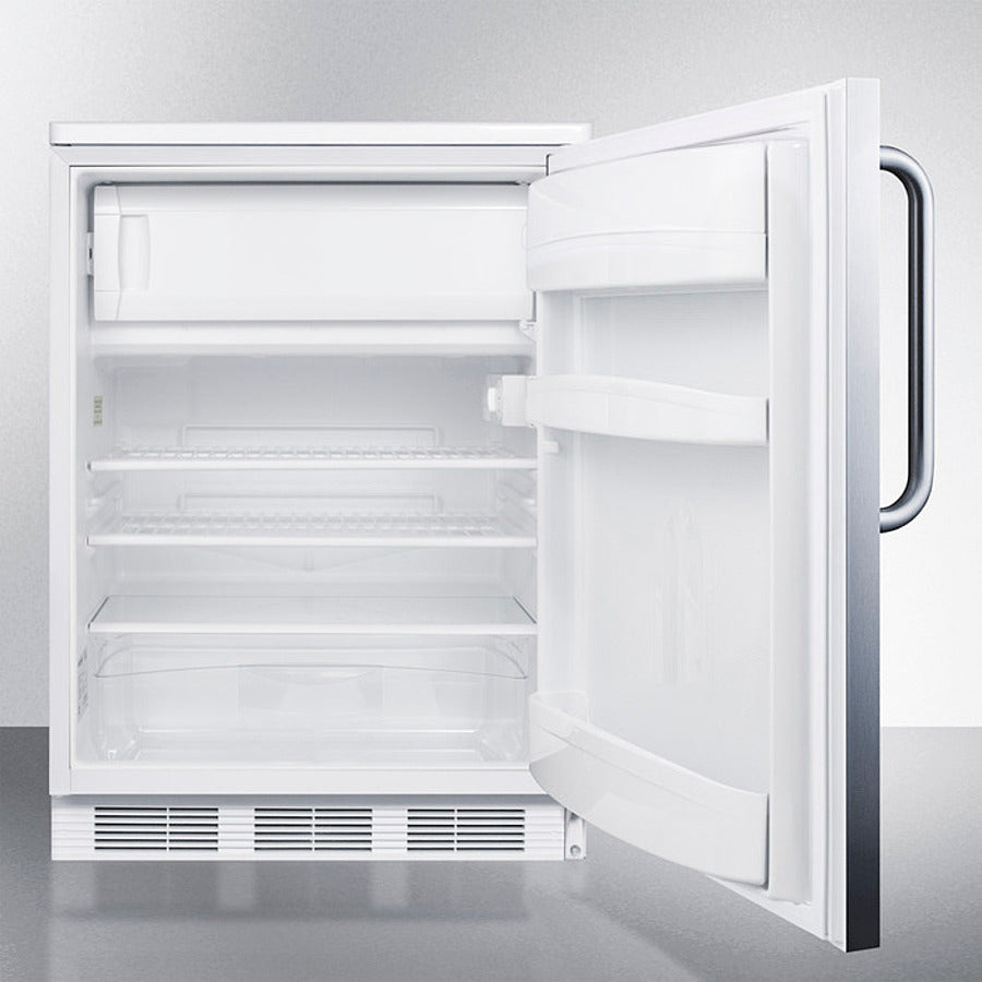 Accucold Summit - 24" Wide Refrigerator-Freezer | CT66LWSSTB