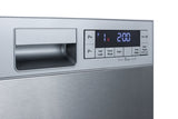 Summit - 18" Wide Built-In Dishwasher, ADA Compliant | DW18SS4ADA