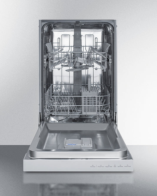 Summit - 18" Wide Built-In Dishwasher | DW18SS4