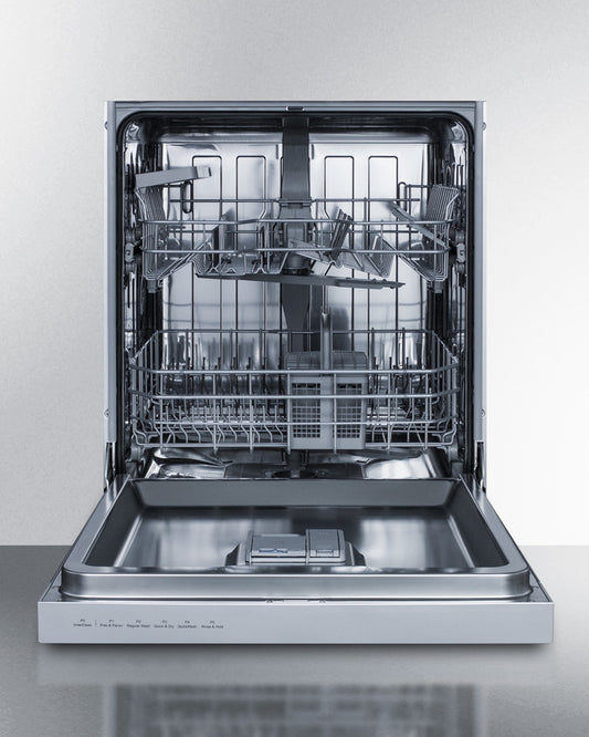 Summit - 24" Wide Built-In Dishwasher, ADA Compliant | DW2435SSADA