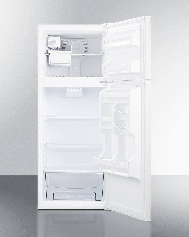 Summit - 24" Wide Top Mount Refrigerator-Freezer With Icemaker | FF1091WIM