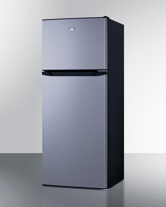 Summit - 24" Wide Top Mount Refrigerator-Freezer With Icemaker | FF1093SSIM