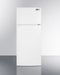 Summit - 24" Wide Top Mount Refrigerator-Freezer With Icemaker | FF1118WIM