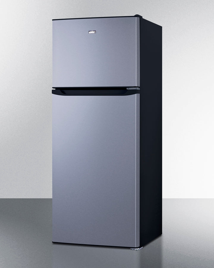 Summit - 24" Wide Top Mount Refrigerator-Freezer With Icemaker | FF1293SSIM