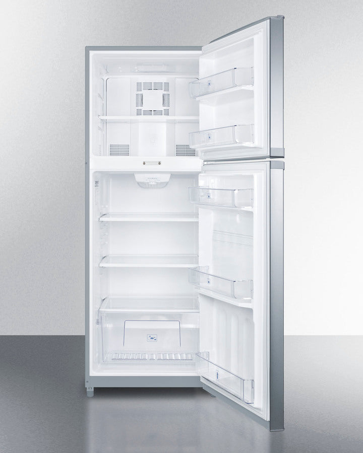 Summit - 26" Wide Top Mount Refrigerator-Freezer | FF1427SSLLF2