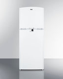 Summit - 26" Wide Top Mount Refrigerator-Freezer | FF1427WLLF2